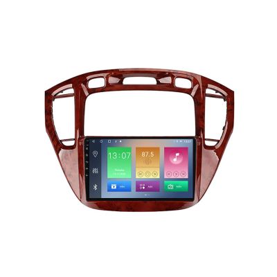 Double Din Car Stereo 9 Inch Touchscreen Car Radio for Toyota Highlander 2000-2007 with Carplay Android Auto/Backup Camera/Bluetooth/FM/Mirror Link/Steering Wheel Control,B,1+16G