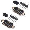 AITRIP 2PCS VL53L1X Laser Ranging Flight Time Sensor Module with Cover 3V-5V Distance 400cm Measurement Extension Board Module for Arduino view 1