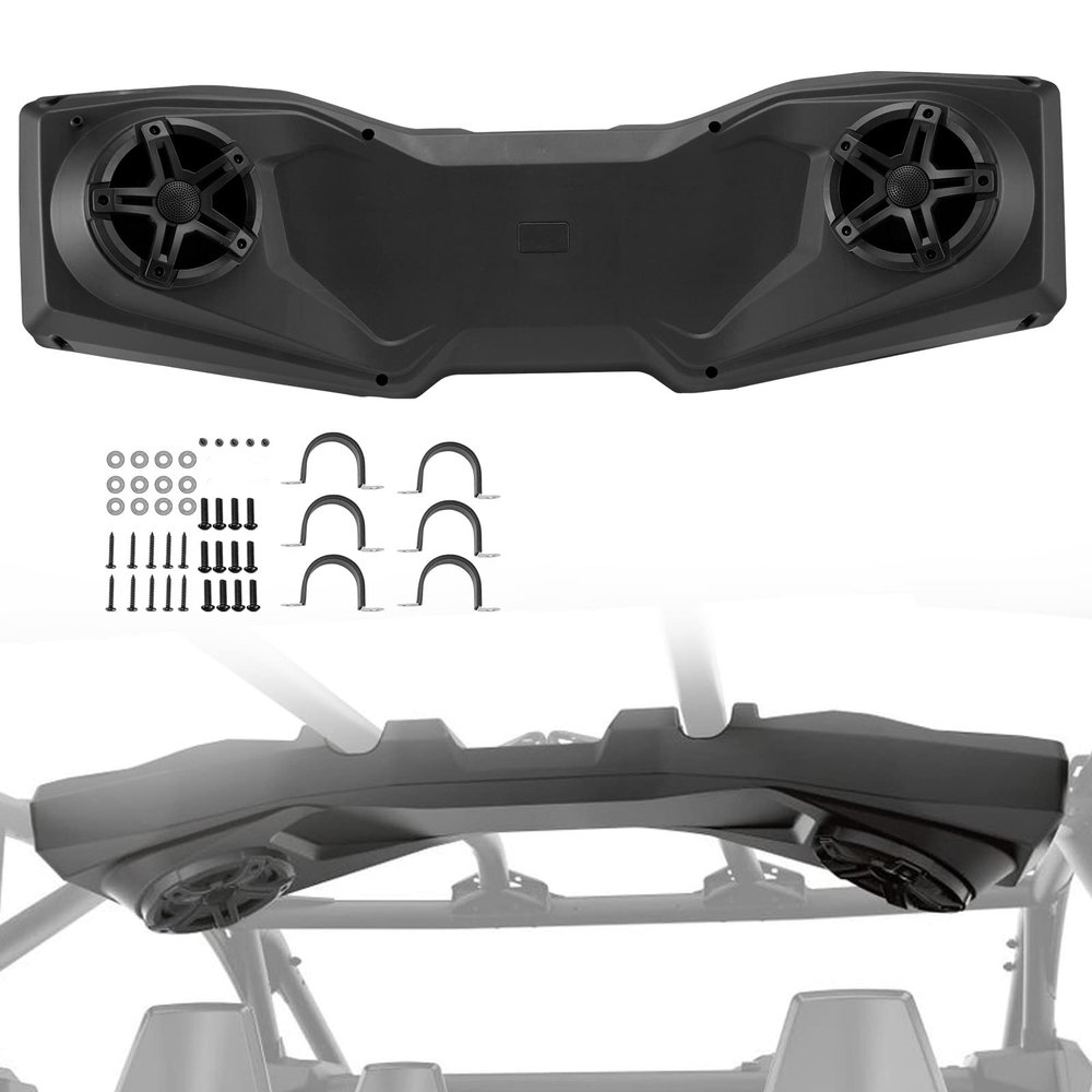 A & UTV PRO MTX Central Speakers Overhead Central Speakers Panels for 2017-2022 Can Am Maverick X3 Max Accessories, Replace OEM # 715004748