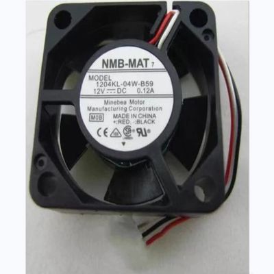 1204KL-04W-B59 NMB-MAT 3010 12V 0.12A 10500rpm 3.8CFM 3-Wire Cooling Fan