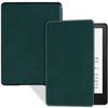 BOZHUORUI Slim Case for 6.8" Kindle Paperwhite (11th Generation - 2021) and Kindle Paperwhite Signature Edition - Lightweight PU Leather Folio Cover with Auto Wake/Sleep (Dark Green) view 1