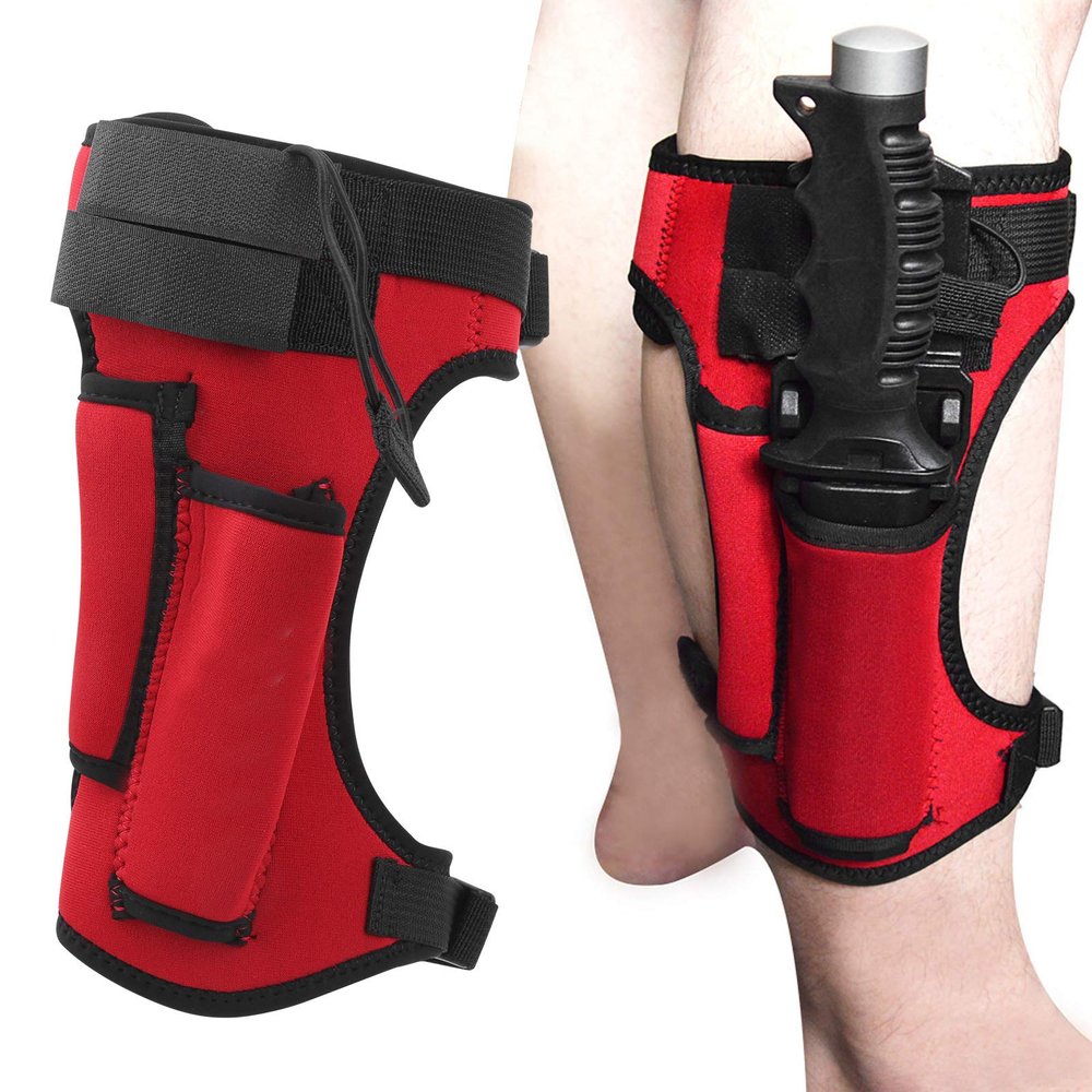 Adjustable Knife Sheath, Diving Knife Wrap Sheath, Moderate Elasticity Swiming for Outdoor Diving