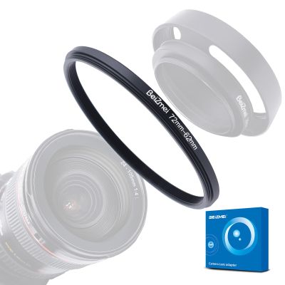 72mm to 62mm Camera Filters Ring,Step-Down Filters Ring Compatiable All Brands 72mm Lens to 62mm Camera Accessory.Made of CNC.