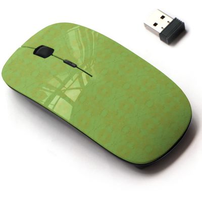 CJCBROES 2.4G Wireless Mouse with Cute Pattern Design for All Laptops and Desktops with Nano Receiver - Colored Different Spots