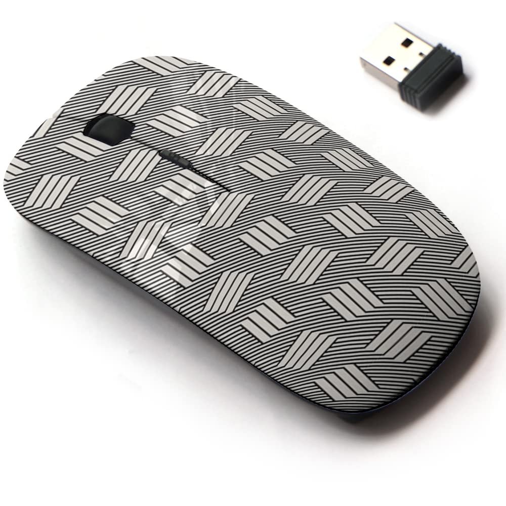 2.4G Wireless Mouse with Cute Pattern Design for All Laptops and Desktops with Nano Receiver - Contemporary Stylish