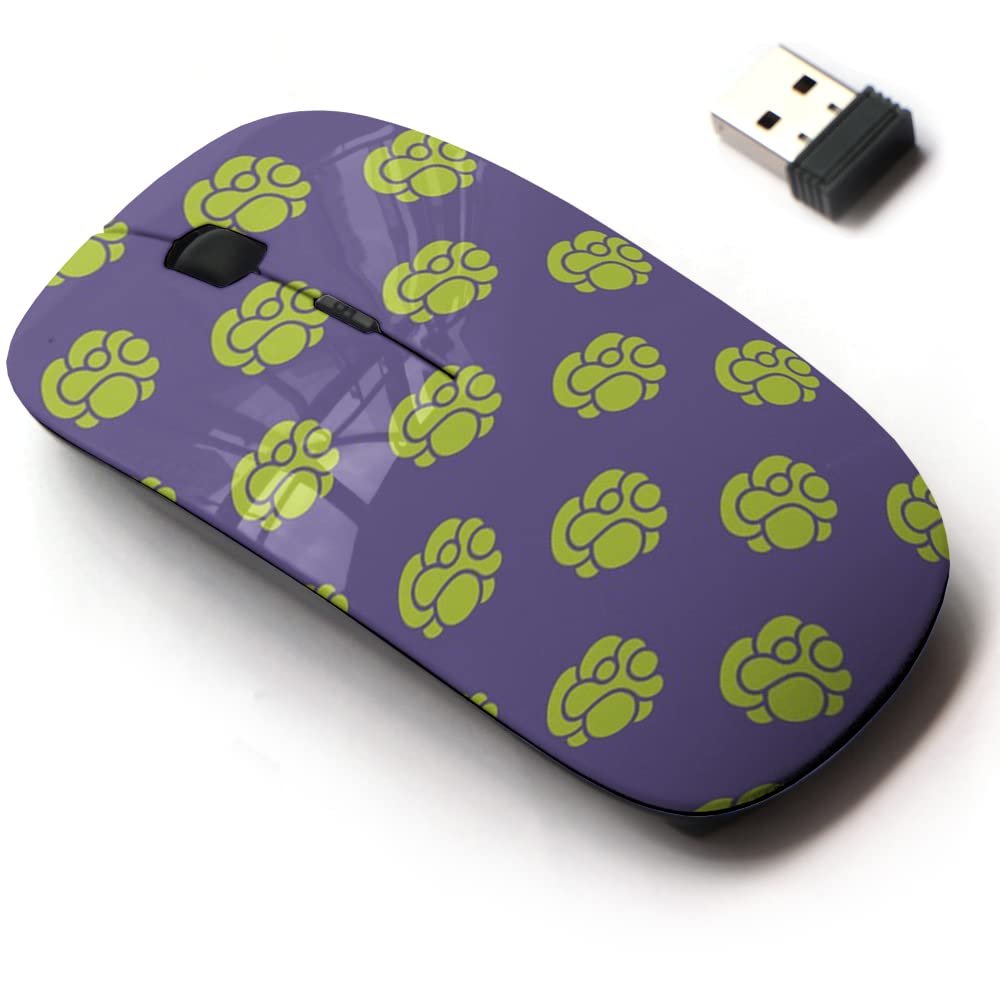 2.4G Wireless Mouse with Cute Pattern Design for All Laptops and Desktops with Nano Receiver - Endless Flat Two