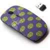 2.4G Wireless Mouse with Cute Pattern Design for All Laptops and Desktops with Nano Receiver - Endless Flat Two view 1