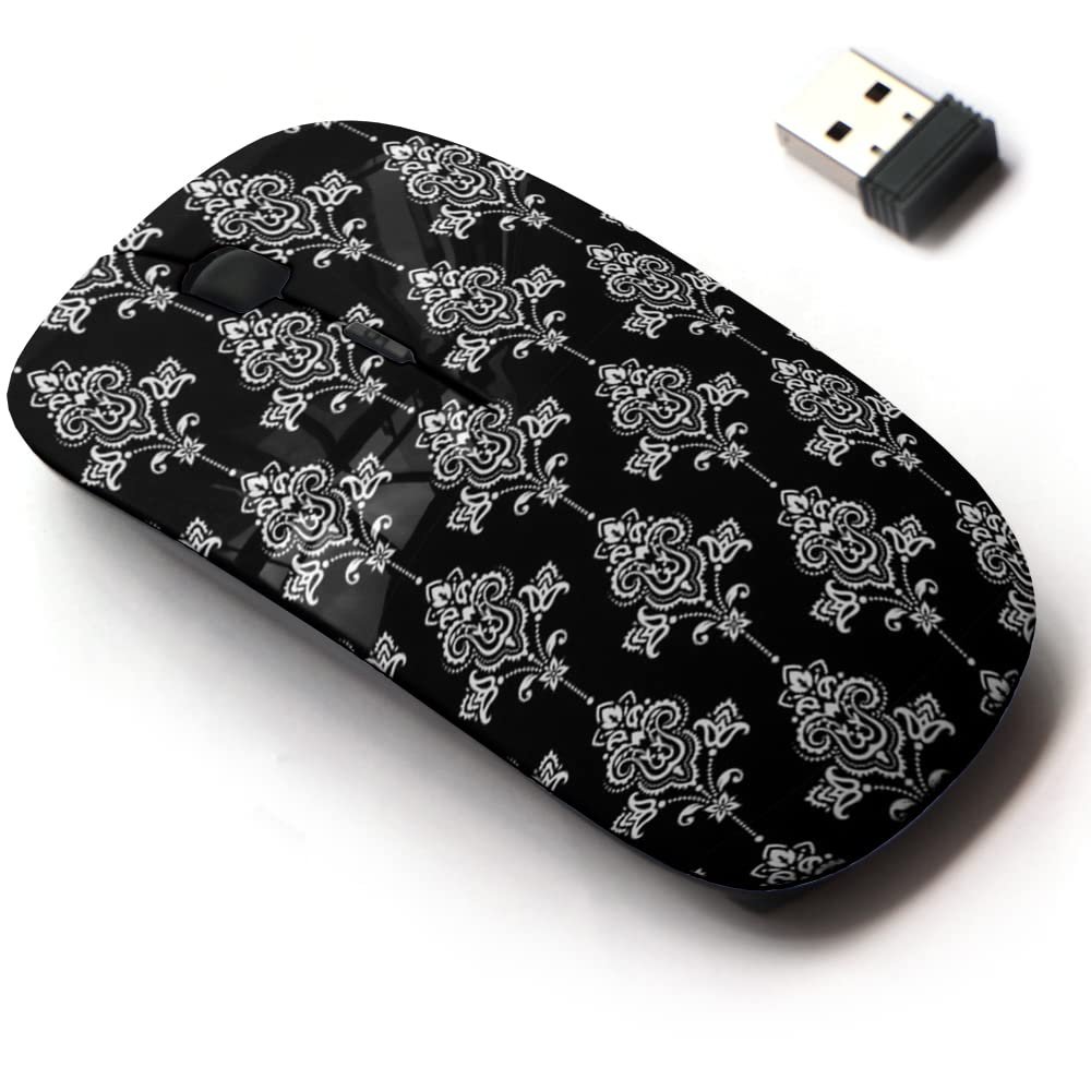 2.4G Wireless Mouse with Cute Pattern Design for All Laptops and Desktops with Nano Receiver - Based on Traditional