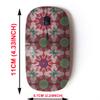 2.4G Wireless Mouse with Cute Pattern Design for All Laptops and Desktops with Nano Receiver - Flowers on Motley view 2
