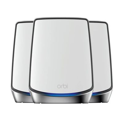 NETGEAR Orbi RBK843S AX6000 Wi-Fi 6 Mesh System, 8,000 sq. ft. Whole-Home WiFi with Speeds up to 6Gbps,Connects up to 100 Devices