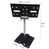 XIAOSAKU Speaker Mounts Speaker Wall Bracket Mobile Angle Ceiling Speaker Mounting Bracket Universal Surround Speaker Frame Bearing 30kg (a Pair) Speaker Mounts for Home Theater view 2