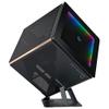 AZZA Regis 902 - Luxury Cube Case | Infinity RGB Panel | 3-Sided Tempered Glass | CNC Milled Aluminum Stand view 1