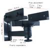 XIAOSAKU Speaker Mounts Speaker Wall Bracket Free Retractable Speaker Mounting Bracket Large Surround Speaker Rack Clip Speaker Racks On Both Sides Bearing 30kg Speaker Mounts for Home Theater view 2
