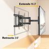 Mounting Dream TV Wall Mount for Most 42-84 Inch TVs, Full Motion Wall Mount Bracket with Articulating Arms , Max VESA 600x400mm , Up to 100LBS , Fits 16" , 18" , 24" Studs view 3