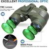 10x50 Military Waterproof Marine Binoculars with Internal Rangefinder and Compass for Bird Watching Boating Sailing Water Sports Sightseeing view 4