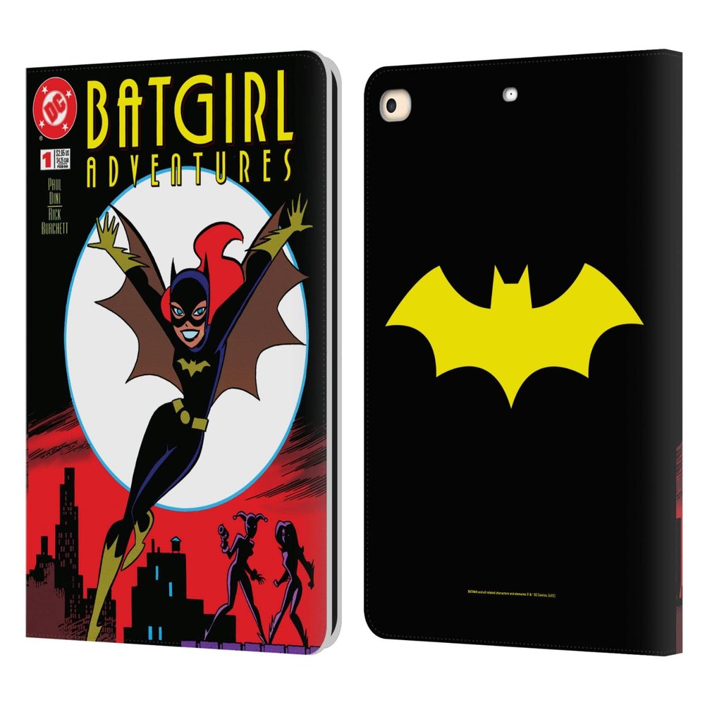 Head Case Designs Officially Licensed Batman DC Comics Adventures #1 Batgirl Leather Wallet Case Compatible with Apple iPad 9.7 2017 / iPad 9.7 2018