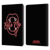 Head Case Designs Officially Licensed Bebe Rexha Neon Bite Me Key Art Leather Wallet Case Compatible with Kindle Paperwhite 1/2 / 3 view 1