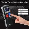 Digital Voice Recorders 8GB Audio Recorder Voice Activated Recorder for Lectures, Meetings, Interviews Recording Device with Microphone USB Cable, MP3 Player (8GB view 3