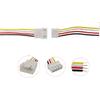 10Pairs JST XH 2.54mm 4Pins Connector, 2.54mm Pitch Female and Male JST Connection Plug Header Expansion Wire with 200mm 26AWG Cable view 2