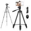 PHOPIK Aluminum Extendable Tripod Stand,77" Camera Tripod,Travel Tripod for DSLR,Professional Tripod with 360 Degree Ball Head,Camera Tripods & Monopods with Carry Bag for Camera view 2