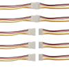 10Pairs JST XH 2.54mm 5Pins Connector, 2.54mm Pitch Female and Male JST Connection Plug Header Expansion Wire with 200mm 26AWG Cable view 1