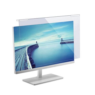 WLWLEO Computer Anti Blue Light Screen Protector for 22-27 Inch Monitors Universal Removable Easy Hanging Screen Protector Panel Blue Light Blocking Eye Protection Filter,24inch(540355mm)