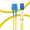 FLYPROFiber- 2M OS2 SC to LC Fiber Patch Cable | Length Options: 1m-50m, 1G/10G Single Mode Duplex 9/125um SMF Fiber Optic Cable Cord LSZH 2Meter(7ft) view 1