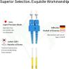 FLYPROFiber- 2M OS2 SC to LC Fiber Patch Cable | Length Options: 1m-50m, 1G/10G Single Mode Duplex 9/125um SMF Fiber Optic Cable Cord LSZH 2Meter(7ft) view 2