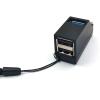 DEVMO 2pcs USB 3.0 Hub, Fanshu 3 Port Mini Portable Fast High Speed Bus Powered Data USB Hub Transfer, Splitter Box Adapter Expansion for PC Notebook Laptop Computer Mac Linux Windows view 4
