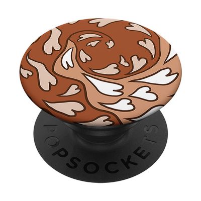 Hearts Cappucino Latte Foam Art Cool Coffee Lover Barista PopSockets Swappable PopGrip