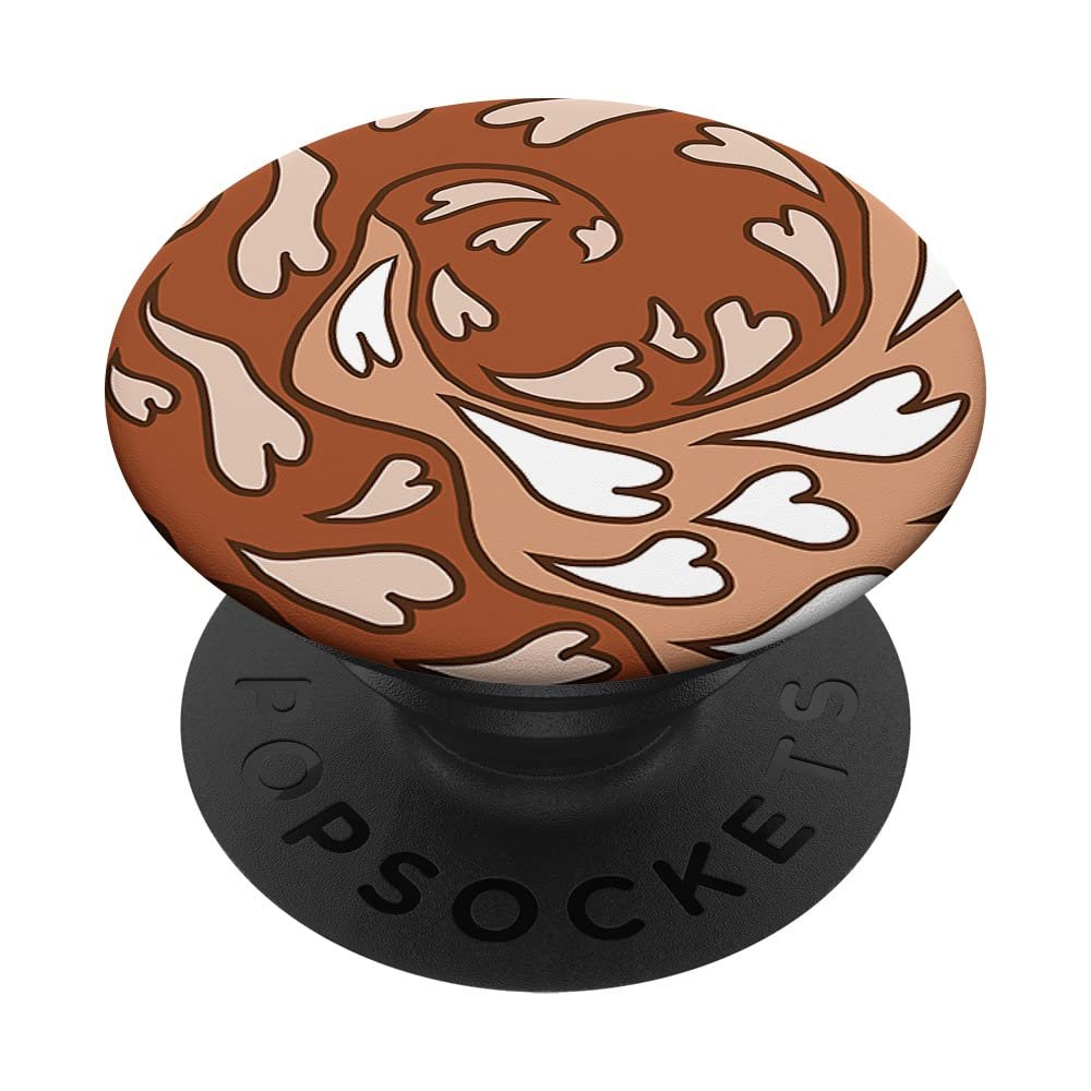 Hearts Cappucino Latte Foam Art Cool Coffee Lover Barista PopSockets Swappable PopGrip