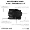Rehband X-RX Back Support, Heavy weightlifting support 7mm neoprene, 2-in-1 back support with integrated lifting belt for heavy weight lifting workouts, Colour:Black, Size:Large view 4
