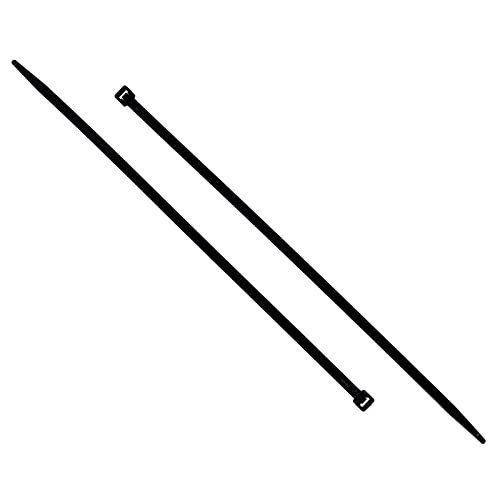14" Black Lt. Heavy Duty Cable Ties - Package 100 | Quantity: 100
