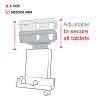 RAM MOUNTS ATV/UTV Rail Mount for 9"-10.5" Tablets with Heavy Duty Cases RAM-231Z-2-TABL20U with Medium Arm view 3