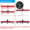 Caros HD 1280x720 Pixels 1000 TV Lines 3rd Brake Light Reversing Camera lamp Parking Replacement for VW T5 Bus Transporter Multivan Caravelle Business with Tailgate Third 2003-2015 Bj view 3