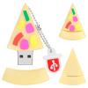 64GB USB Flash Drive Pizza-Shaped, BorlterClamp Novelty USB Drive Thumb Drive Memory Stick for External Data Storage view 1