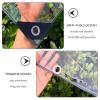 Sonakia Tarpaulin Clear Waterproof with Eyelets, Outdoor Weatherproof Plant Protection Cover, Foldable PVC Tarp, 0.5mm Tear-Resistant Tarpaulin, for Greenhouses, Gardens, Roofs,1.1x2.5m/3.6 * 8.2ft view 2