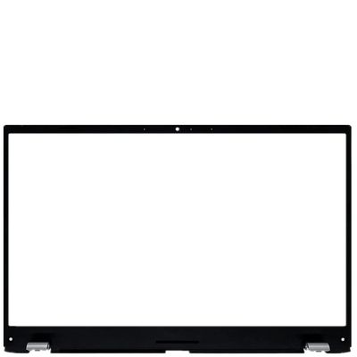 fqparts Replacement Laptop LCD Back Cover Front Bezel for ASUS for VivoBook Flip 14 TP412FA TP412UA Black