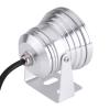 Acouto Underwater Light Underwater LED Ligh Marine Boat Yacht 10W 12V RGB LED Spot Light Rainproof Lamp with Remote Control White view 1