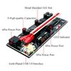 BTBcoin 6 Pack PCI-E Riser 010S GPU Riser Adapter Card PCI-Express 1X to 16X Riser Card with 8 Solid Capacitors for Bitcoin Ethereum Mining view 3