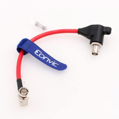 Eonvic 12G 6G BNC SDI Protector Surge Overvoltage Circuit Protector Isolator Cable for Komodo Blackmagic ARRI RED Atomos Monitor (Right Angle-SDI Protector-Red)