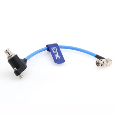 Eonvic 2G 3G BNC SDI Protector Surge Overvoltage Circuit Protector Isolator Cable for Komodo Blackmagic ARRI RED Atomos Monitor (Right Angle-SDI Protector-Blue)
