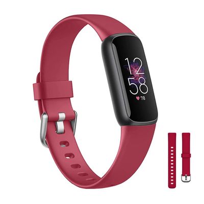 Red Replacement Bands Compatible with Fitbit luxe Watch Band Strap Bracelet for Men Women -Classic & Special Edition Adjustable Sport Wristbands -Small Size Women Slim Bands