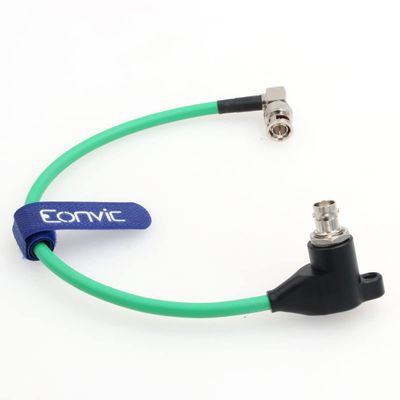 Eonvic 2G 3G BNC SDI Protector Surge Overvoltage Circuit Protector Isolator Cable for Komodo Blackmagic ARRI RED Atomos Monitor (Right Angle-SDI Protector-Green)