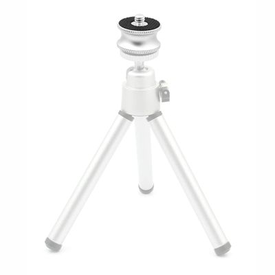 BGNing 1x 3/8 Female to 1/4 Male Adapter Screw Camera Tripod Ball Head Monopod Flash Light Stand Mount Accessory (Grey)