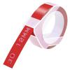 GREENCYCLE 3D Plastic Embossing Label Tape Compatible for Dymo Organizer Xpress, Pro Office Mate II, MoTEX, Self-Adhesive Glossy Labeling 521202, 1/2" (12mm) x 9.8ft (3m) White on Red-40 Rolls view 1