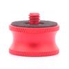 BGNing 1x 3/8 Female to 1/4 Male Adapter Screw Camera Tripod Ball Head Monopod Flash Light Stand Mount Accessory (Red) view 1
