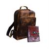 16 Inch Leather Backpack for Men Women Rucksack Large Travel Laptop Bag Hiking Daypack Carry-On Backpack view 1