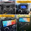 ZWNAV 12.3 inch 1920x720 Resolution Touch Screen Car Radio Stereo for Jeep Wrangler JK 2011-2017 Android Auto Replacement Multimedia Player GPS in-Dash Navigation Head Unit Octa core 6GB 128GB view 2