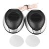 Car Speaker 10W Round Tweeter with Adhesive Backing Compatible with Most Vehicles Silver Automobile Loudspeaker for Enhanced Sound view 1